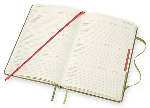 Блокнот Moleskine Voyageur 11,5 х 18 см зелений в'яз - изображение 5
