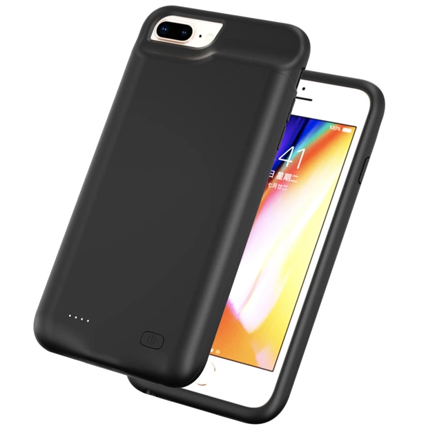 Чехол зарядка iBattery для iPhone 6/6s/7/8 Plus 6500 mAh black - изображение 9