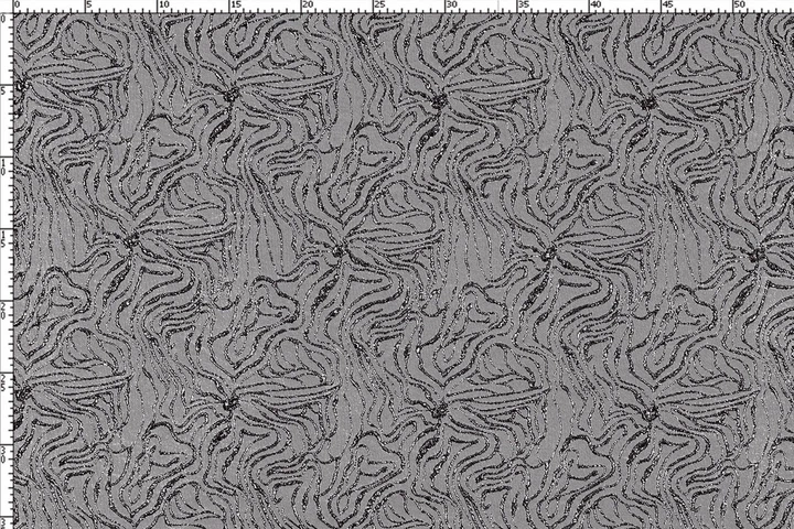 Ткань Жаккард узоры фиолетовый пог. м. (10316) - изображение 3