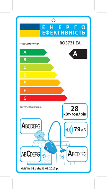 Пилосос без мішка Rowenta Compact Power Cyclonic RO3731EA 3AAA Ecomotor - зображення 11