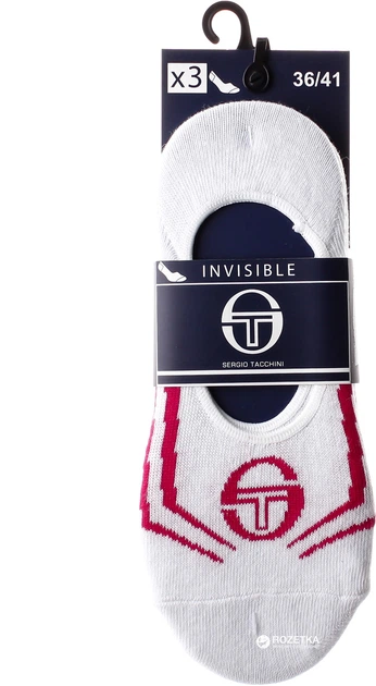 Набор следов Sergio Tacchini 13050380-1 3 пары 36-41 Белый (3349600153363) - изображение 2