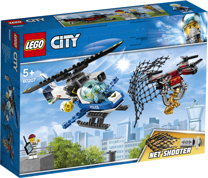 Конструктор LEGO City Воздушная полиция: погоня дронов 192 детали ...