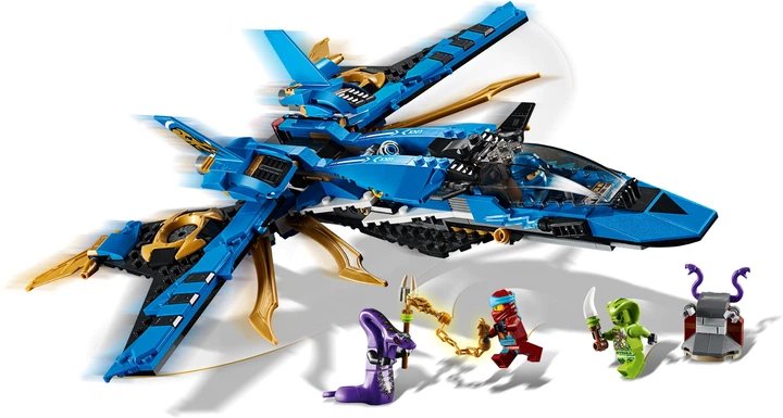 Конструктор LEGO NINJAGO Штормовой истребитель Джея 490 деталей (70668) - изображение 4