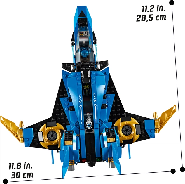 Конструктор LEGO NINJAGO Штормовой истребитель Джея 490 деталей (70668) - изображение 6