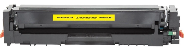 Картридж Printalist для HP CLJ M280/M281/M254 аналог CF542X Yellow (HP-CF542X-PL) - Фото 6 Картридж Printalist для HP CLJ M280/M281/M254 аналог CF542X Yellow (HP-CF542X-PL) - зображення 6