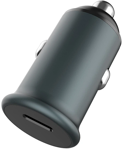 Автомобильное зарядное устройство ColorWay 1USB Power Delivery Port USB Type-C (20W) Grey (CW-CHA028PD-GR) - изображение 2