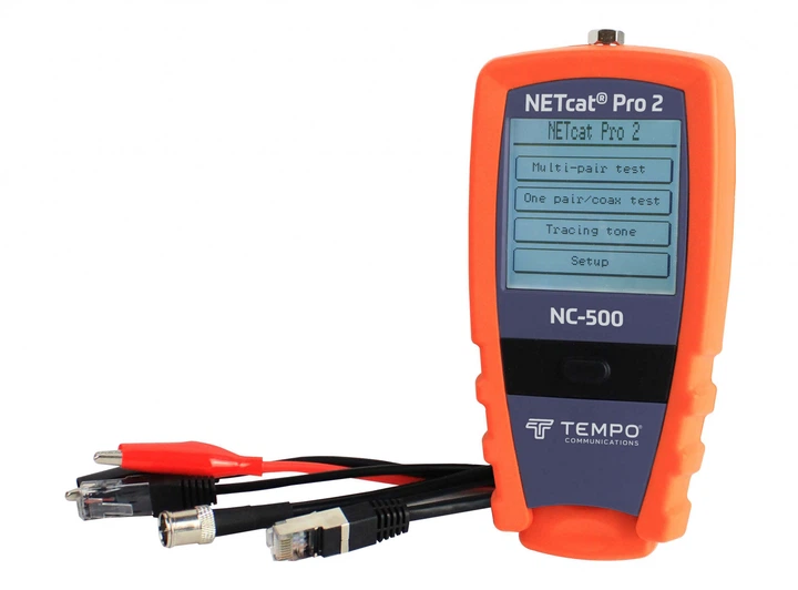 Мережевий тестер Tempo NETcat Pro NC-500 - Фото 1 Мережевий тестер Tempo NETcat Pro NC-500 - зображення 1