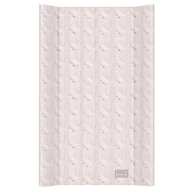 Дитяча дошка для сповивання м'яка Ceba на ліжко Baby Pastel Collection Cable stitch 50х80 див., бежева - Фото 1 Дитяча дошка для сповивання м'яка Ceba на ліжко Baby Pastel Collection Cable stitch 50х80 див., бежева - зображення 1