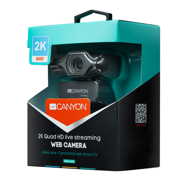 Веб-камера Canyon CNS-CWC6\N Black/Grey – фото, отзывы, характеристики ...