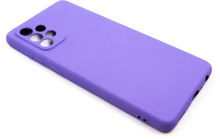 Чехол для смартфона Dengos Carbon для Samsung Galaxy A72 Purple (DG-TPU-CRBN-124) - изображение 3