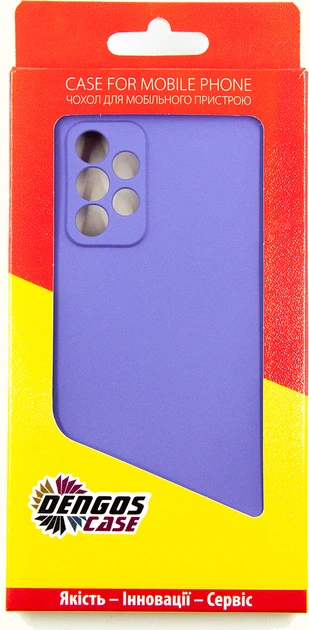 Чехол для смартфона Dengos Carbon для Samsung Galaxy A72 Purple (DG-TPU-CRBN-124) - изображение 4