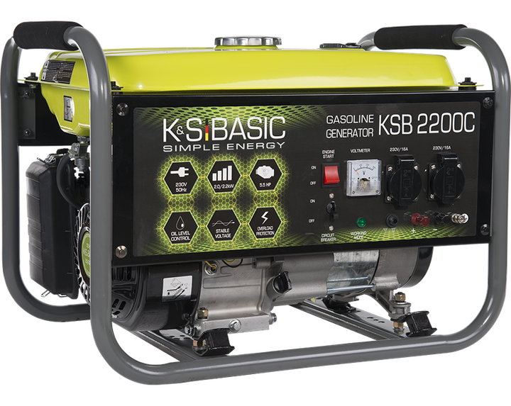 Генератор бензиновий Konner&Sohnen Basic KSB 2200C - Фото 4 Генератор бензиновий Konner&Sohnen Basic KSB 2200C - зображення 4