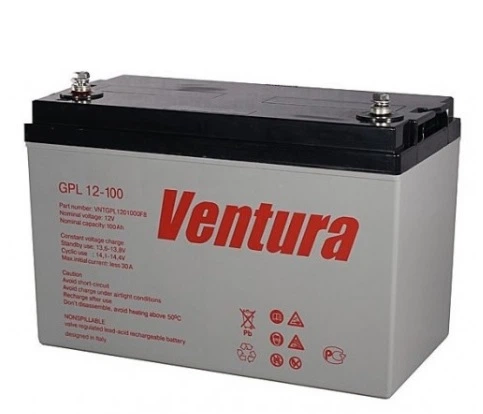 Аккумуляторная батарея Ventura 12V 100Ah (330 * 172 * 224мм) - Фото 1 Аккумуляторная батарея Ventura 12V 100Ah (330 * 172 * 224мм) - изображение 1
