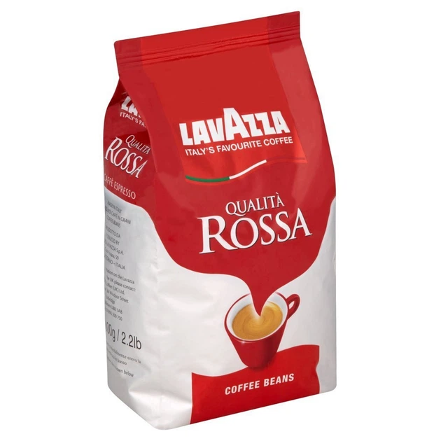 Кофе LAVAZZA QUALITA ROSSA (1кг) - Фото 1 Кофе LAVAZZA QUALITA ROSSA (1кг) - изображение 1