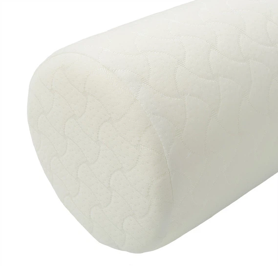 Подушка валик ортопедическая MEMORY FOAM IDEIA 49х20 см с эффектом памяти мемори, с наволочкой на молниий - изображение 4