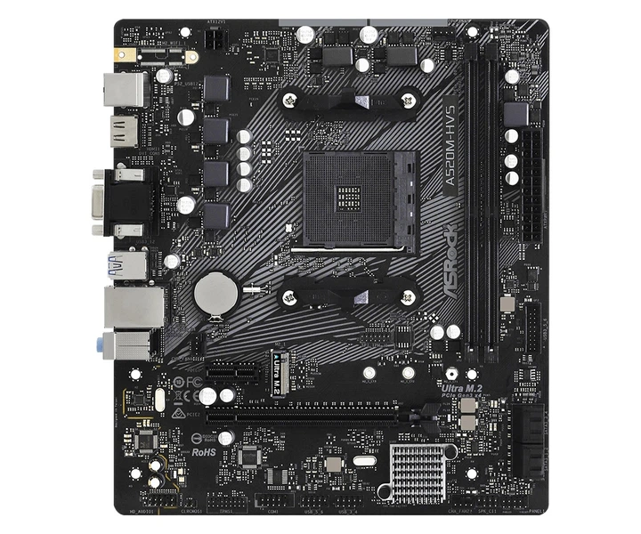 Материнская плата ASRock A520M-HVS Socket AM4 - изображение 2
