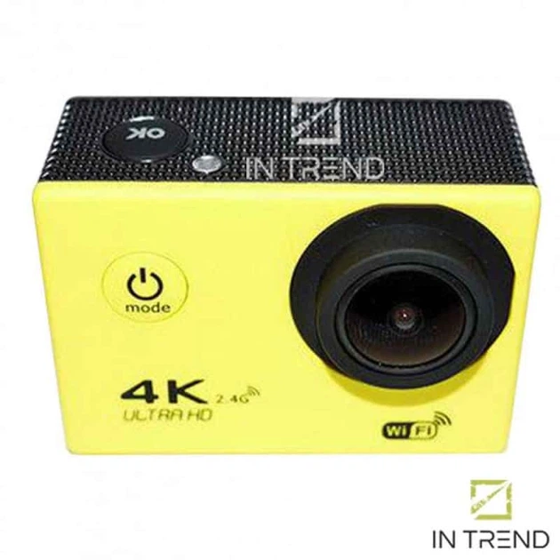 Экшн камера Action Camera V3R Желтая WiFi с пультом аквабоксом для подводной и экстрим съемки до 30 м - Фото 4 Экшн камера Action Camera V3R Желтая WiFi с пультом аквабоксом для подводной и экстрим съемки до 30 м - изображение 4