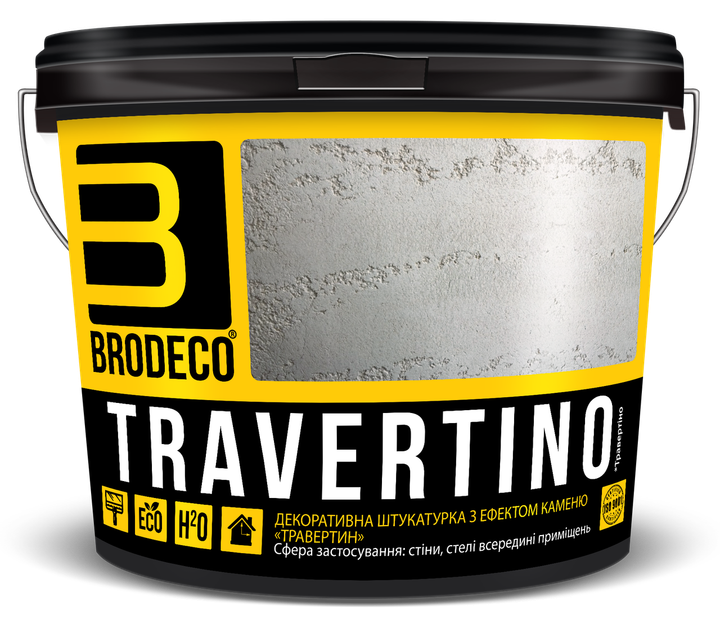 Декоративна штукатурка Travertino TM Brodeco 1кг - изображение 2