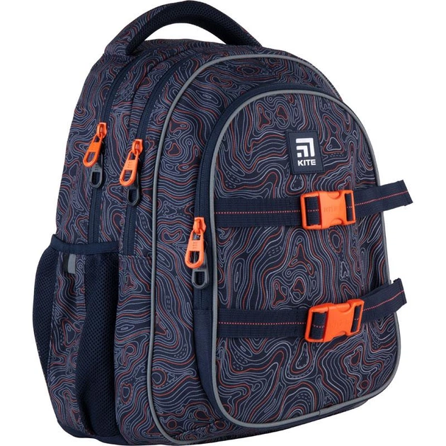 Рюкзак Kite Education (K21-8001M-2) 890 г 40x29x17 см 20,5 л темно-синий - изображение 2