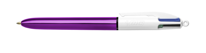 Ручка Bic 4 in 1 Colours Shine Purple фиолетовая (bc951351) - Фото 1 Ручка Bic 4 in 1 Colours Shine Purple фиолетовая (bc951351) - изображение 1