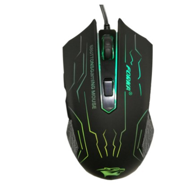Игровая мышь Forka Silence Gaming Mouse + коврик, проводная с подсветкой (sv0405) - изображение 2