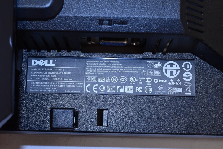 Монітор Dell E1910Hc 19" Б/У - зображення 6