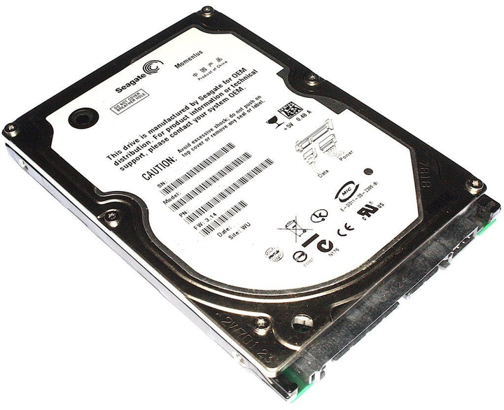 Жорстку диск Seagate SATA 750Gb 9mm 5400rpm 8mb (ST750LM022) Refurbished Mint - зображення 1