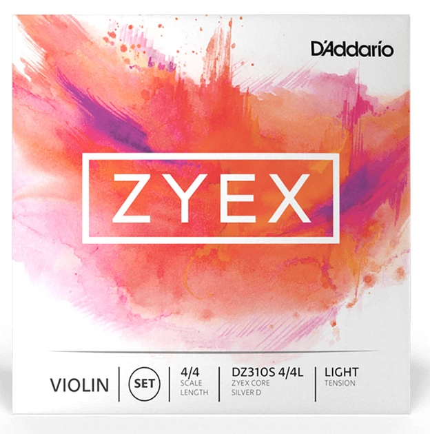 Струны для скрипки D'ADDARIO ZYEX VIOLIN STRING SET 4/4 MEDIUM TENSION (Silver D) - Фото 1 Струны для скрипки D'ADDARIO ZYEX VIOLIN STRING SET 4/4 MEDIUM TENSION (Silver D) - изображение 1