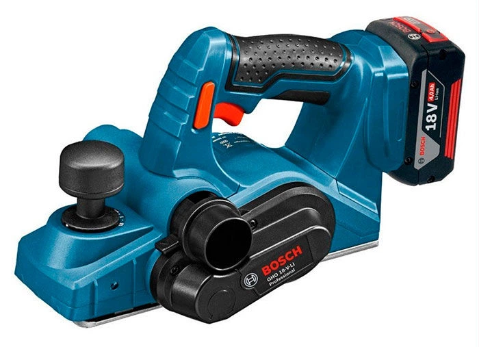 Рубанок аккумуляторный Bosch Professional GHO 18 V-LI + з/у GAL 18V-40 + 2 акб GBA 18V 5 Ah + чемодан L-boxx (06015A0303) - Фото 2 Рубанок аккумуляторный Bosch Professional GHO 18 V-LI + з/у GAL 18V-40 + 2 акб GBA 18V 5 Ah + чемодан L-boxx (06015A0303) - изображение 2