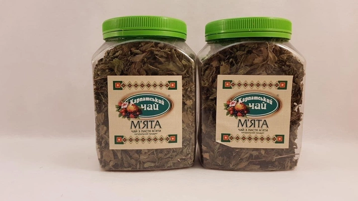 Упаковка трав'яного натурального чаю Карпатський чай М'ята 2 шт по 60г - зображення 1