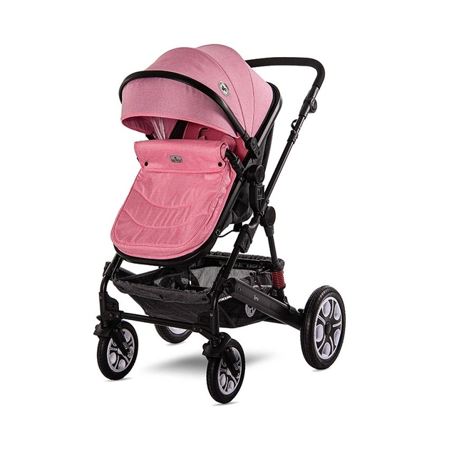 Детская коляска Lorelli Lora set Candy Pink - Фото 3 Детская коляска Lorelli Lora set Candy Pink - изображение 3