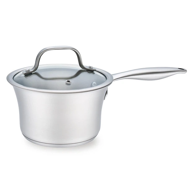 Ківш із кришкою Maestro MR-3505-16S 1.25 л 16х9,5 см - Фото 2 Ківш із кришкою Maestro MR-3505-16S 1.25 л 16х9,5 см - зображення 2