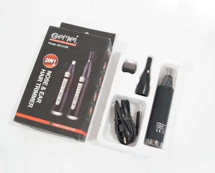 Тример Gemei Gm-3109 для видалення волосся з носа вух брів і області бікіні (bks_01347) - изображение 5