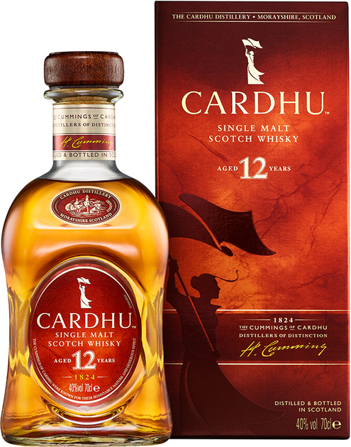 Виски Cardhu 12 лет выдержки 0.7 л 40% (5000267102573_5000267102566 ...