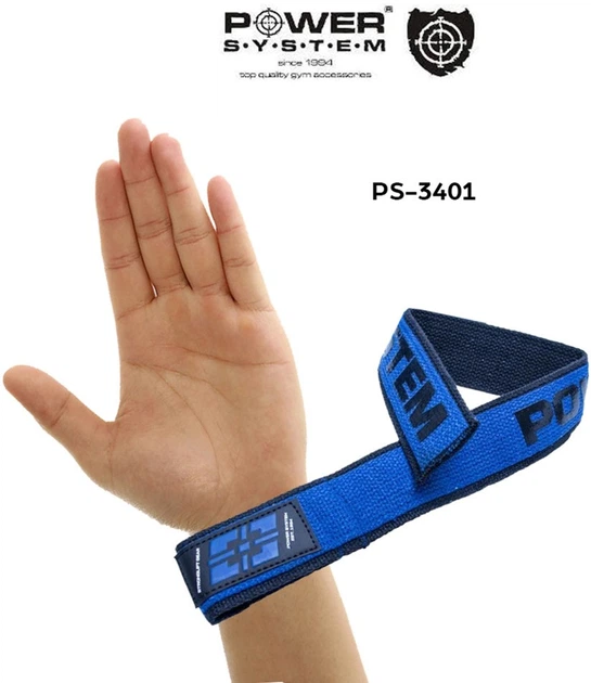 Кистевые ремни Power System PS-3401 Lifting Straps Duplex Black/Blue (3401BU-0) - Фото 3 Кистевые ремни Power System PS-3401 Lifting Straps Duplex Black/Blue (3401BU-0) - изображение 3