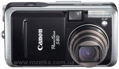 Фотоаппарат Canon PowerShot S80 купить на ROZETKA | Отличная цена