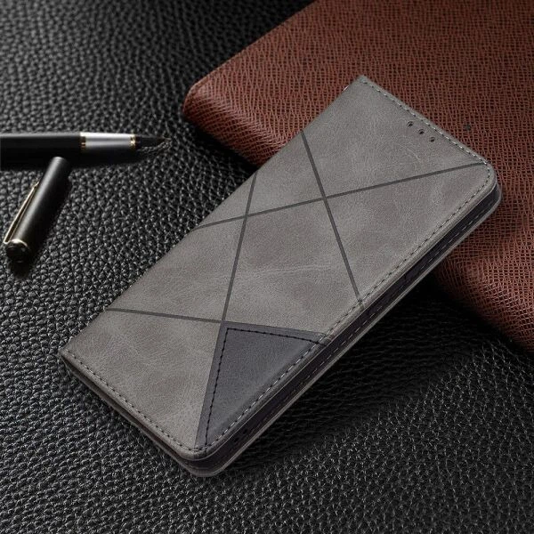 Чохол-книжка з кишеньками UniCase Geometric Pattern для Samsung Galaxy A32 (А325) - Grey - зображення 5