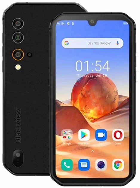 Защищенный смартфон Blackview BV9900E 6/128GB Black (глобальная версия) - Фото 1 Защищенный смартфон Blackview BV9900E 6/128GB Black (глобальная версия) - изображение 1