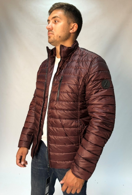 Куртка ZIBSTUDIO змейка 6XL Бордовая (6157436) – Брендовая