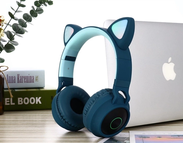 Безпровідні навушники CATEAR BT028C з підсвіткою Dark Blue - изображение 1