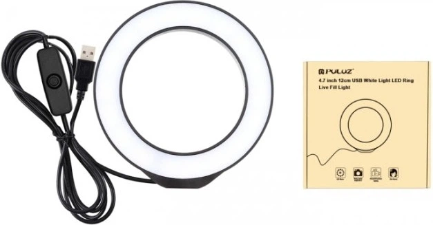 Кольцевой свет Puluz Ring USB LED Lamp 4.7" (PU421B) - изображение 3