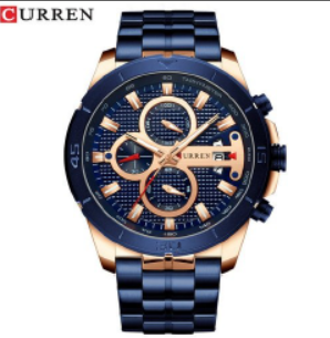 Часы наручные Curren 8337 Blue-Gold 1008-0169 - изображение 5