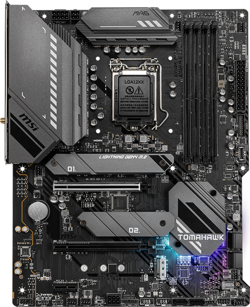 Материнская плата MSI MAG B560 Tomahawk Wi-Fi (s1200, Intel B560, PCI ...