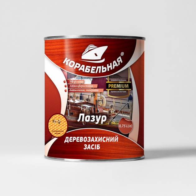 Деревозахисний засіб Лазур Корабельна дуб 2,5 л - зображення 1