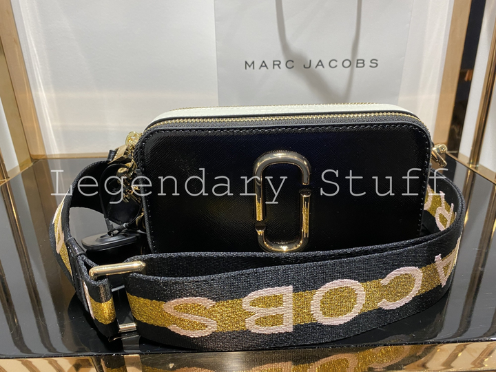 Marc Jacobs Snapshot Small Camera Bag New Black Multi M0014146