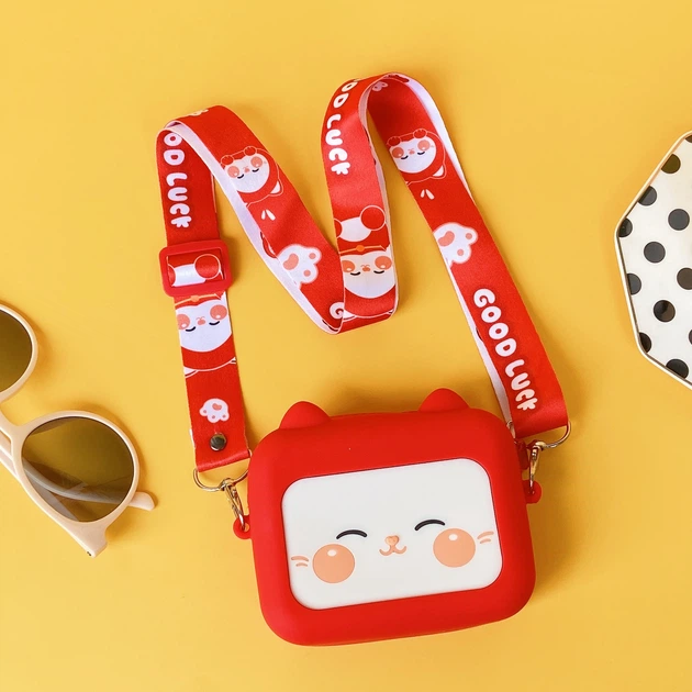 Силіконова сумочка Red Cat Q Uncle Червоний 12X4X10 cm (QMRC) - Фото 3 Силіконова сумочка Red Cat Q Uncle Червоний 12X4X10 cm (QMRC) - зображення 3