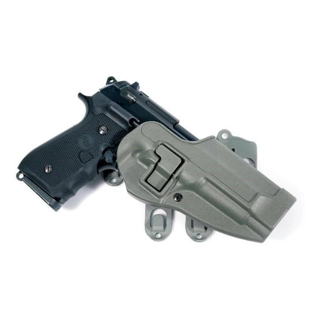 Полимерная кобура Blackhawk SERPA Strike/Molle holster 40CL01 (Beretta) Фоліадж (Foliage), Права - изображение 1