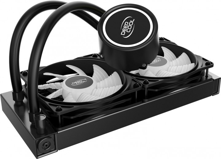 Система жидкостного охлаждения DeepCool GAMMAXX L240 T WHITE - изображение 4