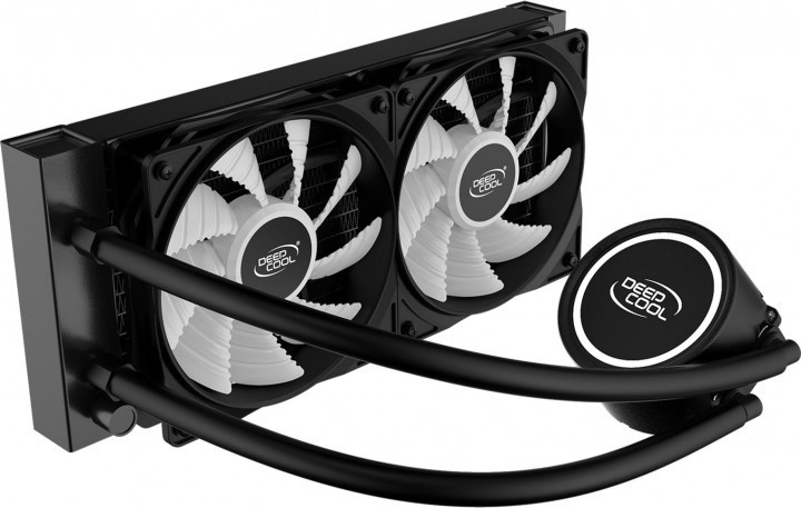 Система жидкостного охлаждения DeepCool GAMMAXX L240 T WHITE - изображение 5