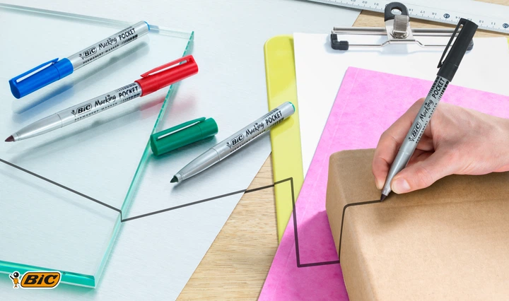Zestaw markerów permanentnych BIC Marking Fine Eco 1.1 mm Czarne 12 szt (3086121445095) - obraz 3